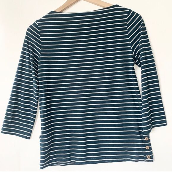 The North Face Teal Striped Top Size Small - Picture 6 of 10